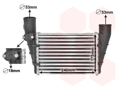 VAN WEZEL Интеркулер 03004112